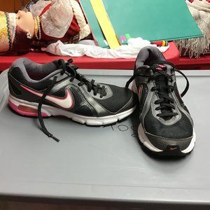 NIKE AIR sneakers  women's  black, pink and white  size 8